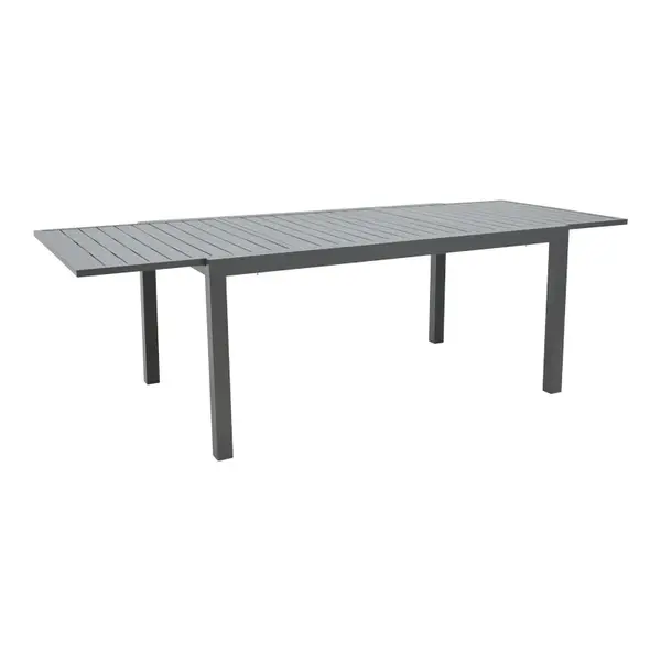 Masa extensibila Lafla pakoworld aluminiu gri inchis 160-240x90x75 cm Masa extensibilă Lafla pakoworld aluminiu gri închis 160-240x90x75 cm