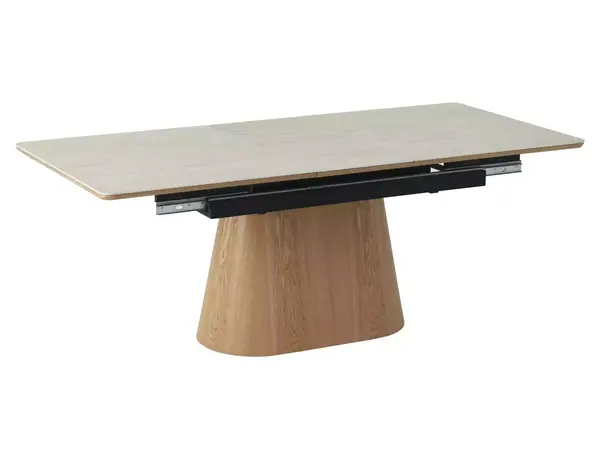 Masa extensibila NEVAN TRAVERTINE 160(200) x 90 CM - Beige / 160(200)x90cm
