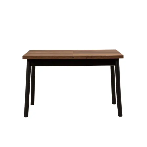 Masa extensibila OLIVER OPEN, negru, 120-153x75x77 cm