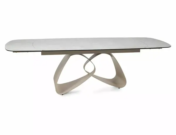 Masa extensibilă Valentino Ceramic gri deschis L120-260xl98 cm