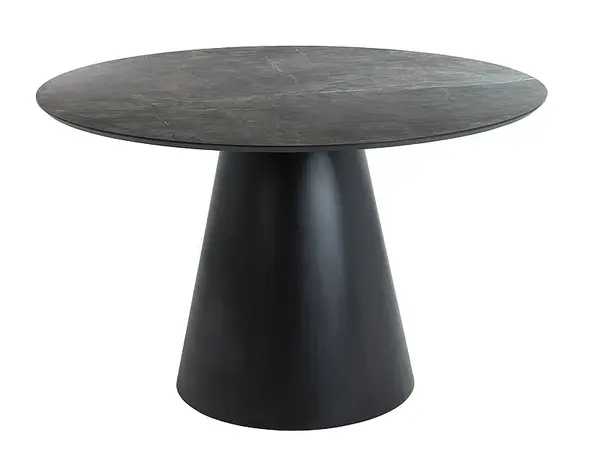 Masa HANA BLACK Ø120 CM - Negru / Ø120cm