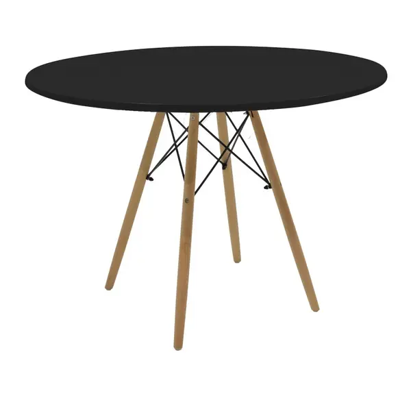 Masa Julita Negru 120x120x73 cm