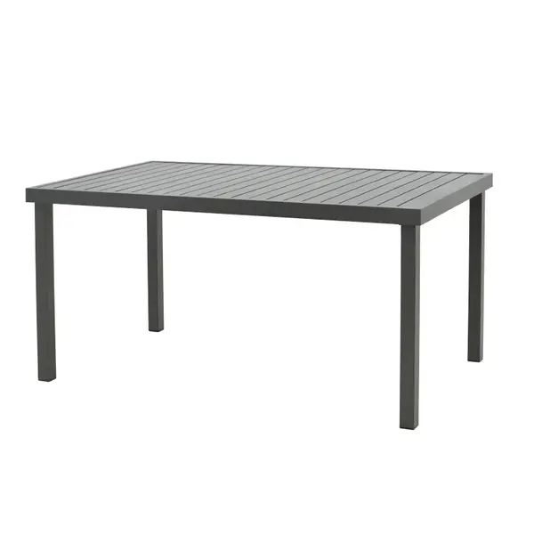 Masa Kliton pakoworld aluminiu gri inchis 150x80x74 cm Masa Kliton pakoworld aluminiu gri închis 150x80x74 cm