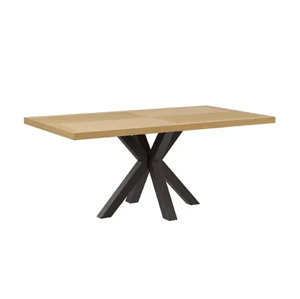 Masa LAINE 140x90/160x90/180x100/200x100 CM BLACK - 180x100cm / Lemn