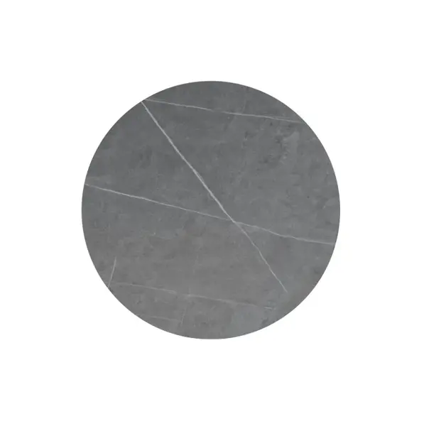Masa LAYRA BLACK LEG Ø70 CM - Grey / Ø70cm