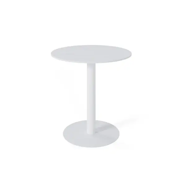 Masa LAYRA WHITE LEG Ø70 CM - Alb / Ø70cm