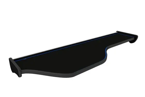 Masa lunga bord camion compatibila cu DAF XF 106 01.2014+, Negru cu cusatura albastra
