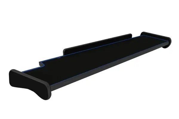 Masa lunga bord camion compatibila cu MAN TGX (01.2007-12.2020), Negru cu cusatura albastra