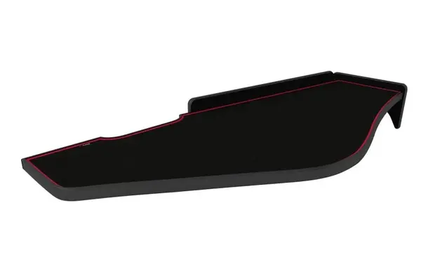 Masa lunga bord camion compatibila cu Renault T 01.2014+ , Negru cu cusatura rosie