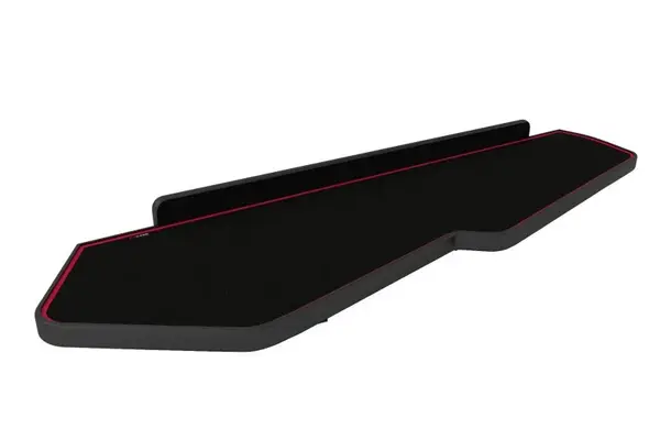 Masa lunga bord camion compatibila cu Volvo FH 4 01.2013+, Negru cu cusatura rosie