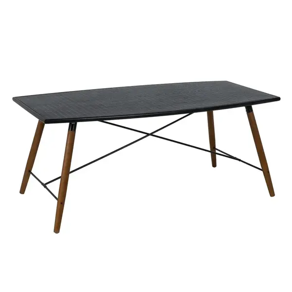 Masa MALTES 179 x 90 CM - Negru / 179x90cm