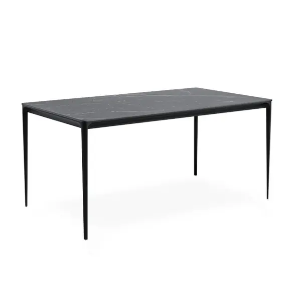Masa MELBORN W/B/G 140/160/180 x 90 CM - Negru / 180x90cm