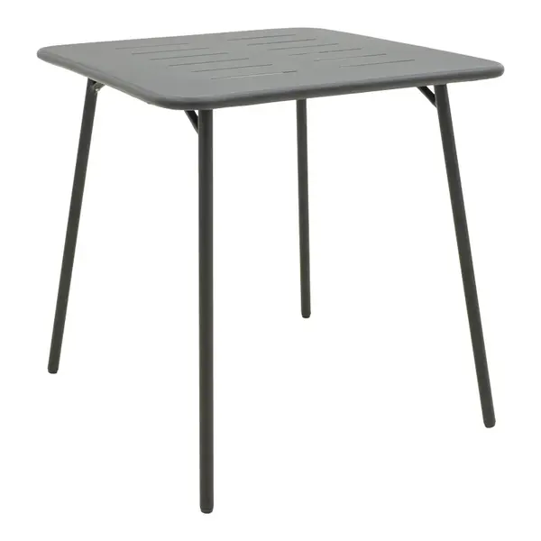 Masa Moraja pakoworld negru metal 70x70x73cm Masa Moraja pakoworld negru metal 70x70x73cm