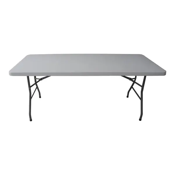 Masa pliabila pentru catering-conferinte Preventa pakoworld suprafata dintr-o singura bucata alba 180x74x74cm Masă pliabilă pentru catering-conferințe Preventa pakoworld suprafață dintr-o singură bucată albă 180x74x74cm
