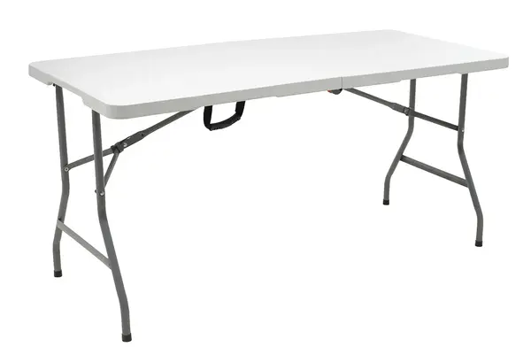 Masa pliabila pentru catering tip valiza Rodeo pakoworld, schelet metalic, culoare alb, 152x60x74 cm. Masă pliabilă pentru catering tip valiză Rodeo pakoworld, schelet metalic, culoare alb, 152x60x74 cm.
