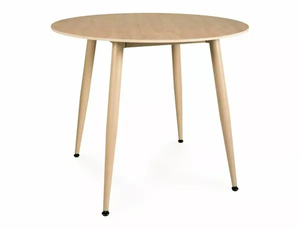 Masa rotunda Rion bej mat/cașmir ø90/h76 cm