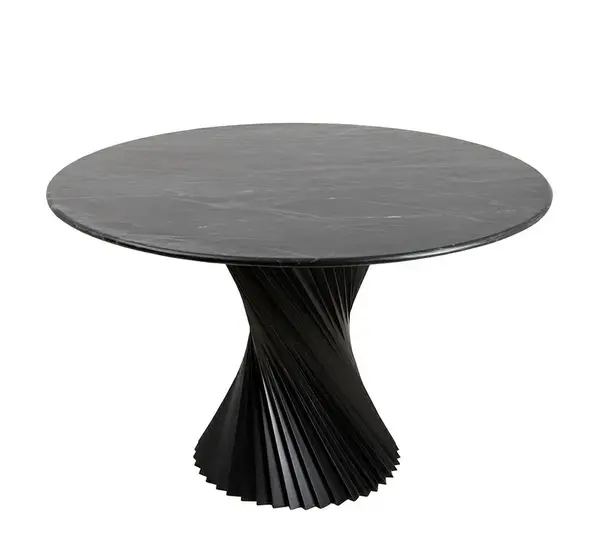Masa SOLERN Ø120 CM - Negru / Ø120cm