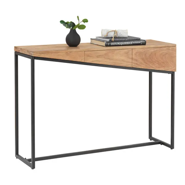 Masă Tip Consolă din lemn, metal, 115/35/77 cm