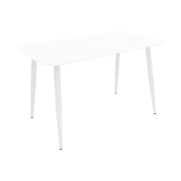 Masa Vista Pakoworld din aluminiu in nuanta alba, 120x70x72cm Masa Vista Pakoworld din aluminiu în nuanță albă, 120x70x72cm