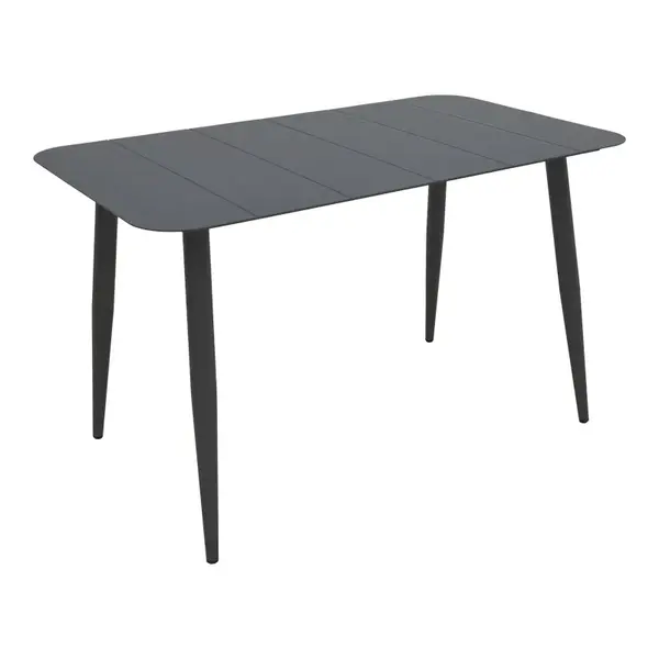 Masa Vista Pakoworld din aluminiu in nuanta neagra, 150x80x72cm Masa Vista Pakoworld din aluminiu în nuanță neagră, 150x80x72cm