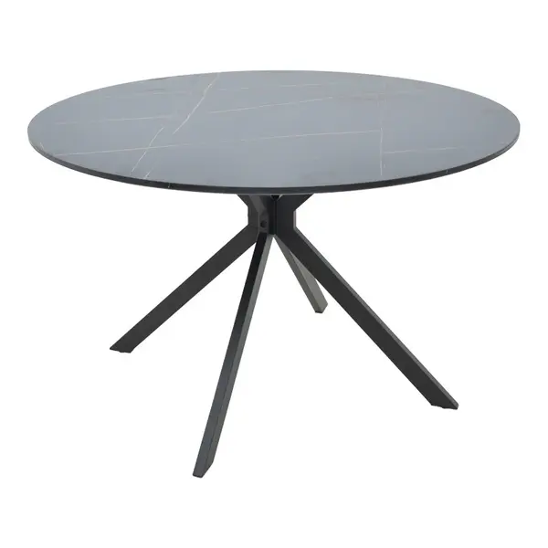 Masa Xuson, Negru, 120x120x75 cm