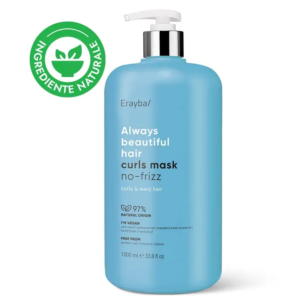 Mască Anti-Frizz pentru Păr Creț Erayba ABH Curls Mask 1000 ml