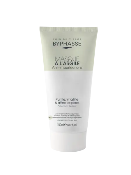 Masca anti-imperfectiuni cu argila pentru ten mixt spre gras, 150ml, Byphasse