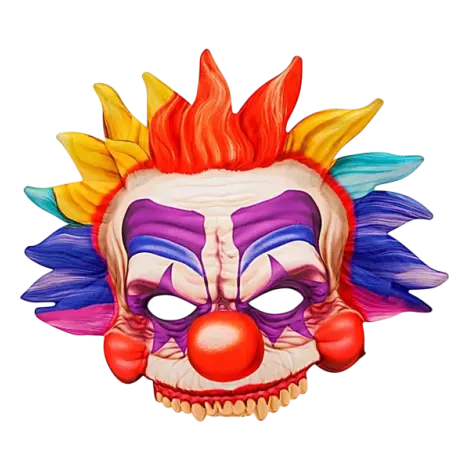 Masca clown ticnit
