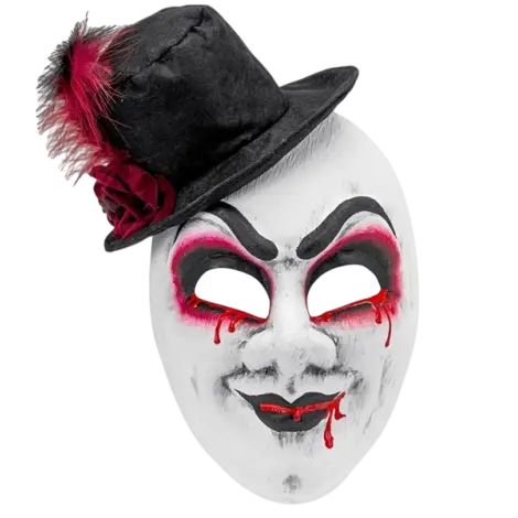 Masca commedia dellarte insangerata