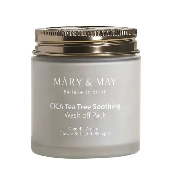 Mască de față calmantă cu Cica și Tea Tree, Mary & May, 125g