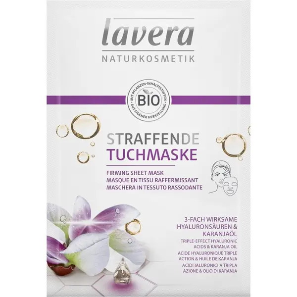 Masca de fata pentru fermitate cu acid hialuronic si ulei de karanja - 1 buc