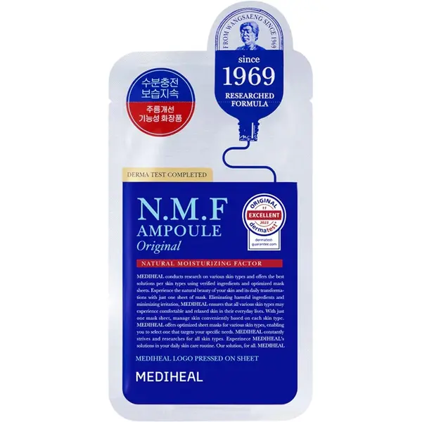 Masca de fața pentru hidratare, N.M.F Ampoule Sheet Mask Original, 27 ml, Mediheal