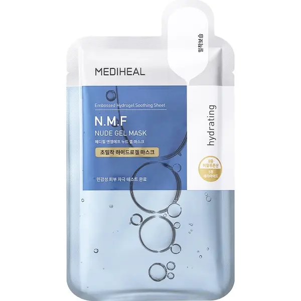 Mască de față pentru hidratare, N.M.F Nude Gel Hidrogel Mask, 30 g, Mediheal
