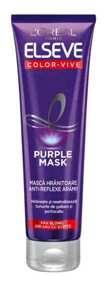 Masca de par Color Vive Purple, 150ml, Elseve