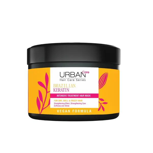 Masca de par intensiva Brazilian Keratin, 230ml, Urban Care