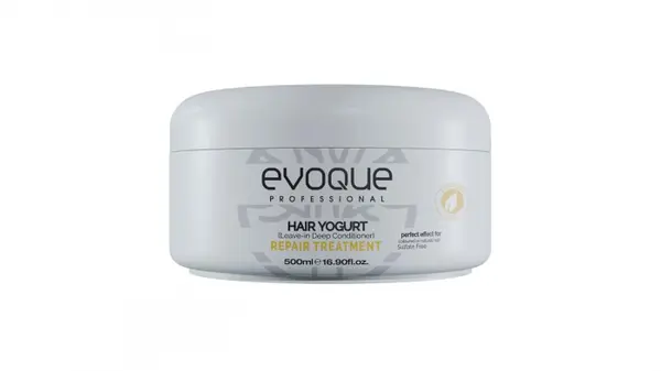 Masca de Par Leave-in cu Iaurt, EVOQUE USA Milk Therapy, 500 ml - Tratament Profund Fara Sulfati pentru Par Vopsit sau Natural