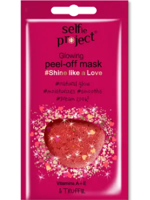 Masca exfolianta iluminanta de infrumusetare Galaxy Shine Like a Love, 12ml, Selfie Project