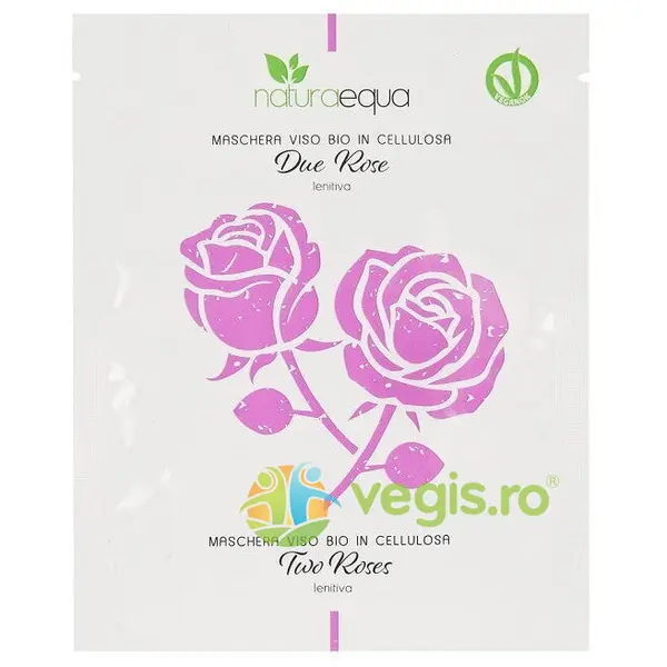 Masca Faciala Bio cu 2 Trandafiri Rosa Rugosa si Rosa Muscosa 12ml