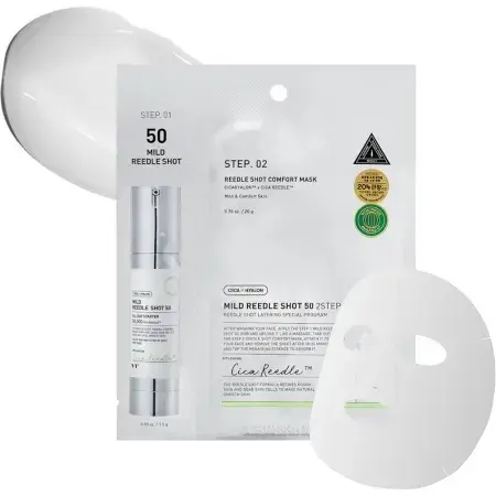 Masca faciala in 2 pasi tip servetel Reedle Shot, 1.5 g, VT Cosmetics