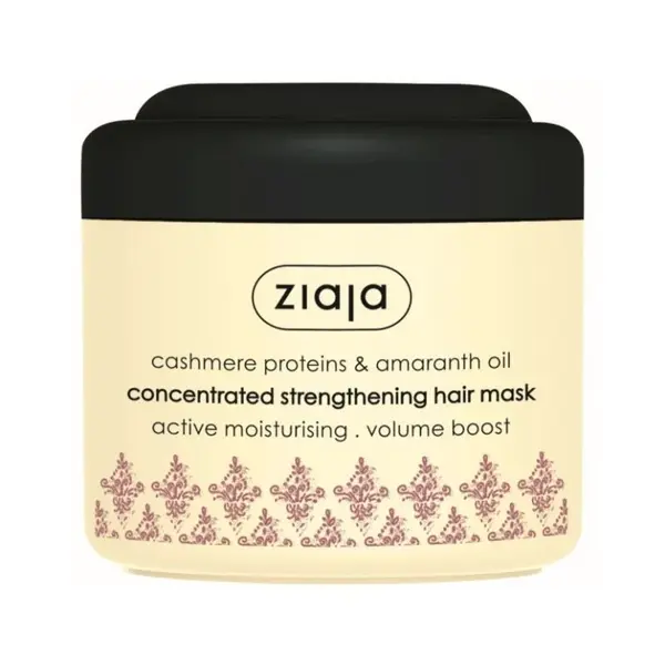 Masca fortifianta pantru par uscat si deteriorat Cashmere, 200 ml, Ziaja
