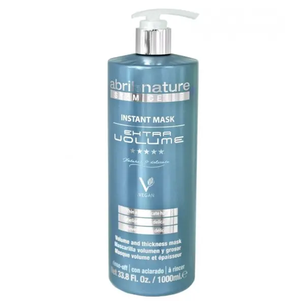 Masca fortificare si mai mult volum pentru par fin si subtire Extra Volume Abril et Nature, 1000 ml