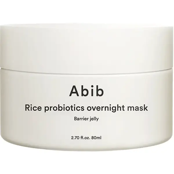 Masca gel de noapte pentru fata cu orez si probiotice, 80ml, Abib