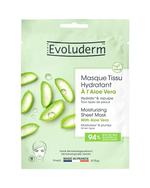 Masca hidratanta Aloe Vera, 19ml, Evoluderm