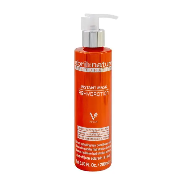 Masca hidratare intensa pentru par uscat sau cret Rehydration Nutrition Abril et Nature, 200 ml