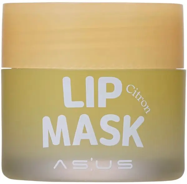 Mască hrănitoare pentru buze Asus Cosmetics, lămâie, 20 g