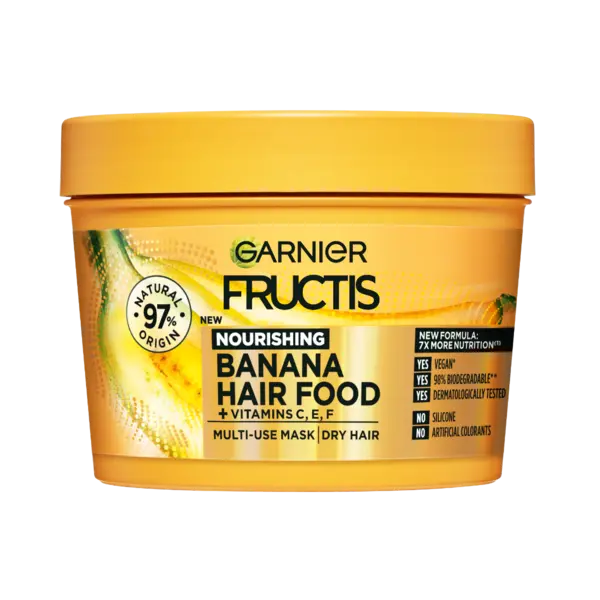 Masca hranitoare pentru parul uscat Hair Food Banana, 390ml, Fructis