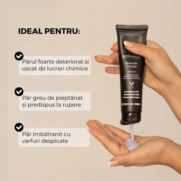 Masca leave-in reparare si umplere a firelor de par Molecular Therapy Abril et Nature, 100 ml