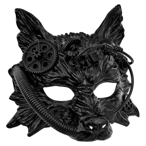 Masca lup steampunk