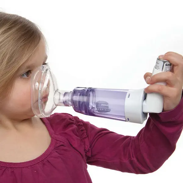 Masca medie LiteTouch Philips Respironics 1-5 ani pentru Philips Optichamber