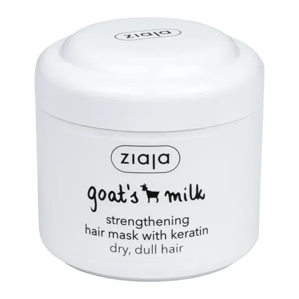 Masca pentru intarirea firului de par cu lapte de capra si keratina, 200 ml, Ziaja
